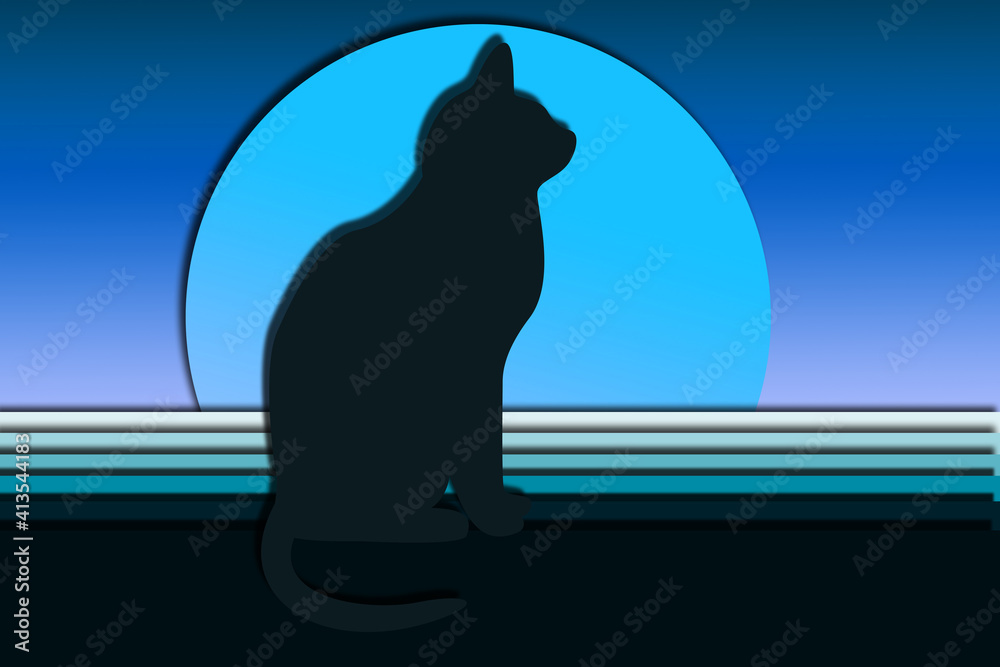 Obraz premium cat on the window