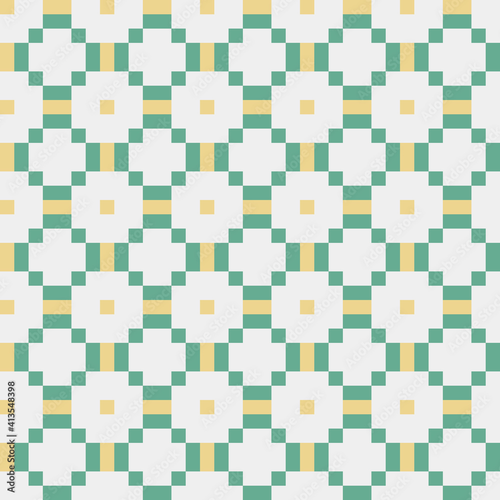 Abstract Cross Pattern generative computational art illustration