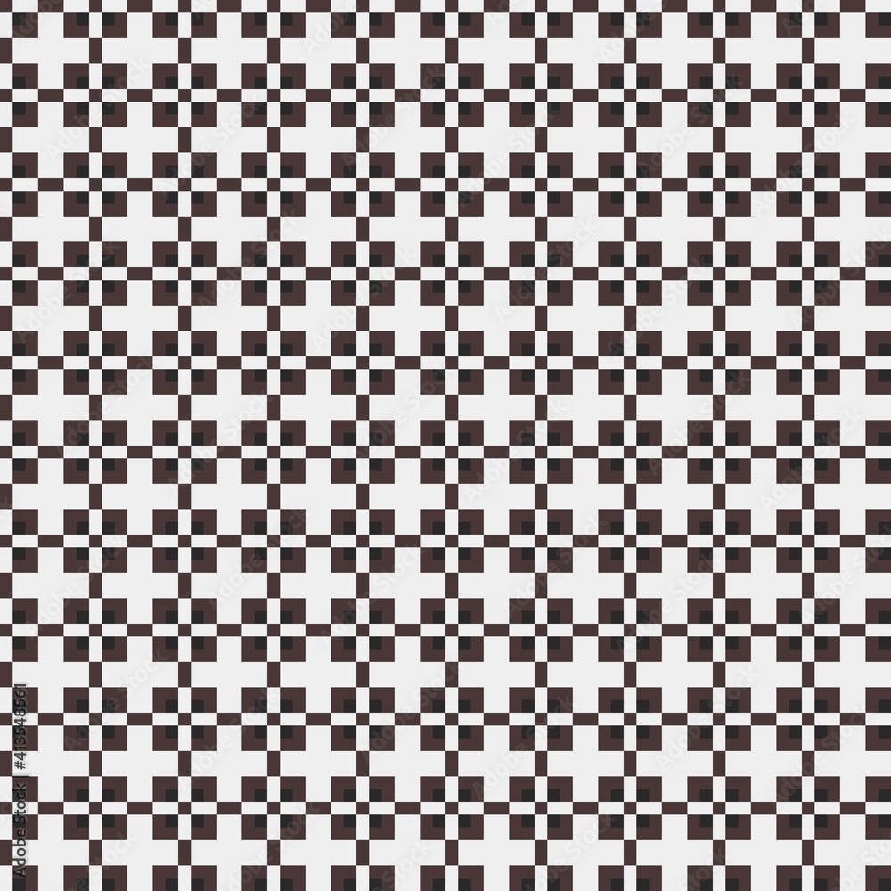 Fototapeta premium Abstract Cross Pattern generative computational art illustration