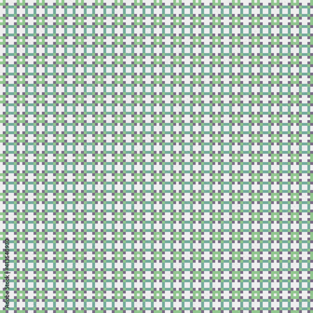 Abstract Cross Pattern generative computational art illustration