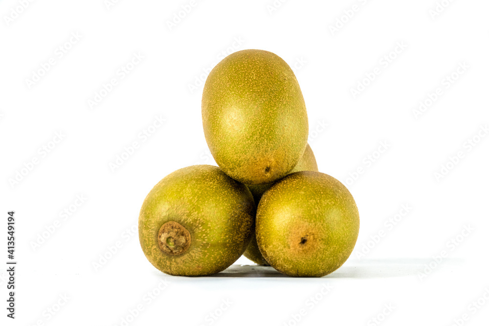 Fototapeta premium kiwi sur fond blanc