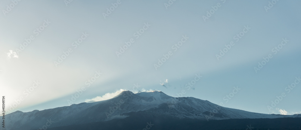 Mount Etna in sicily