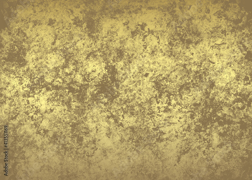 Golden abstract  decorative paper texture  background  for  artwork  - Illustration