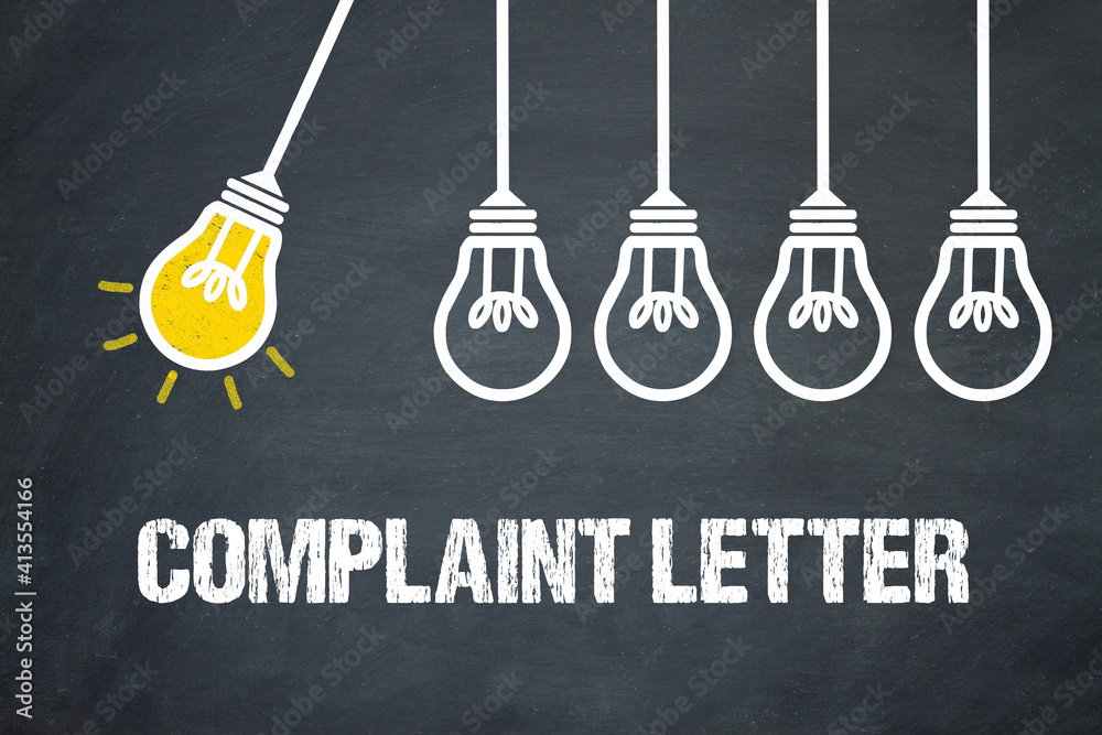 Fototapeta premium Complaint Letter 