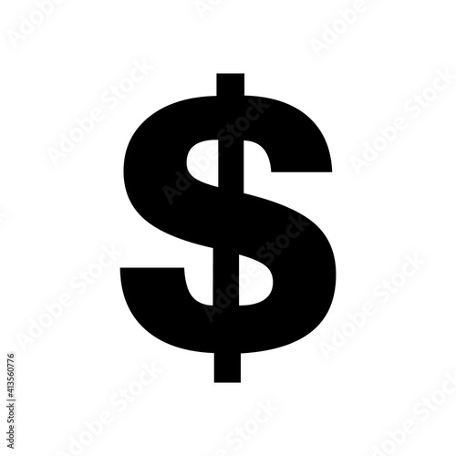 Dollar money symbol, business cash icon, save currency bank sign, vector illustration isolated background