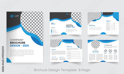 Creative Business Brochure Design Template , Creative bifold business brochure