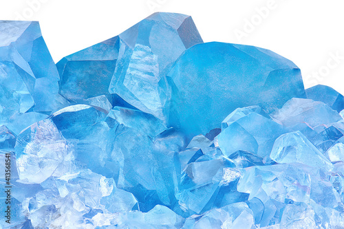 фотографія Sky Blue Celestine Crystal Stone macro mineral gemstone