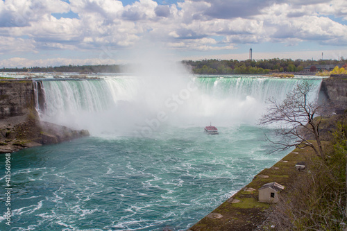 Niagara Falls, the Canadian side.