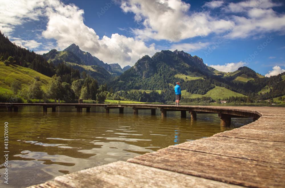 Schwarzsee, Lac noir, canton de Fribourg, Suisse
Schwarzsee, Lac noir, canton de Fribourg, Suisse