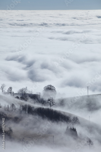 Clouds and fog landscape © Nick
