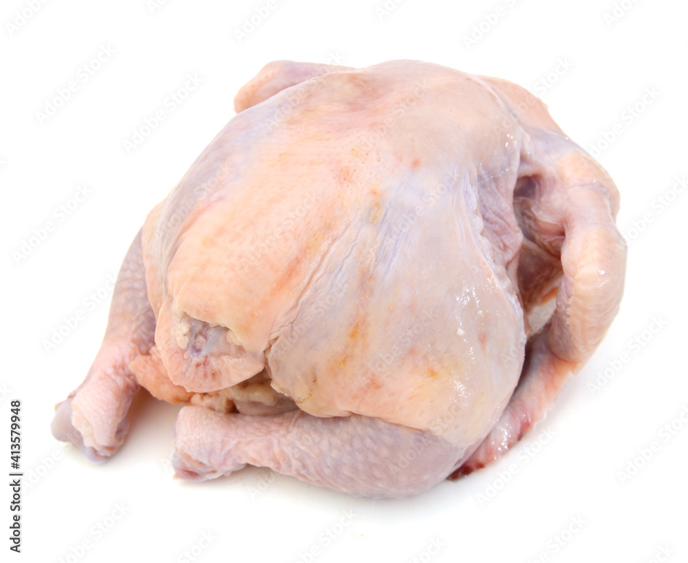 raw chicken isolated on white raw chicken isolated on white