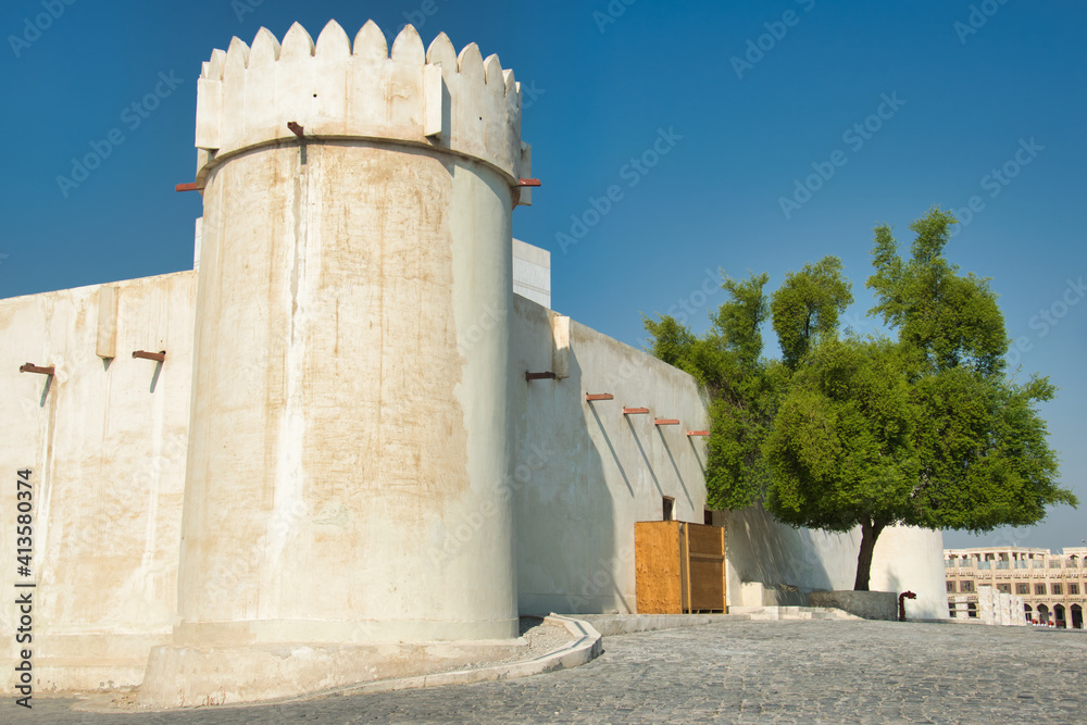 Al Koot Fort, known as the Doha Fort, is located in the heart of Doha
