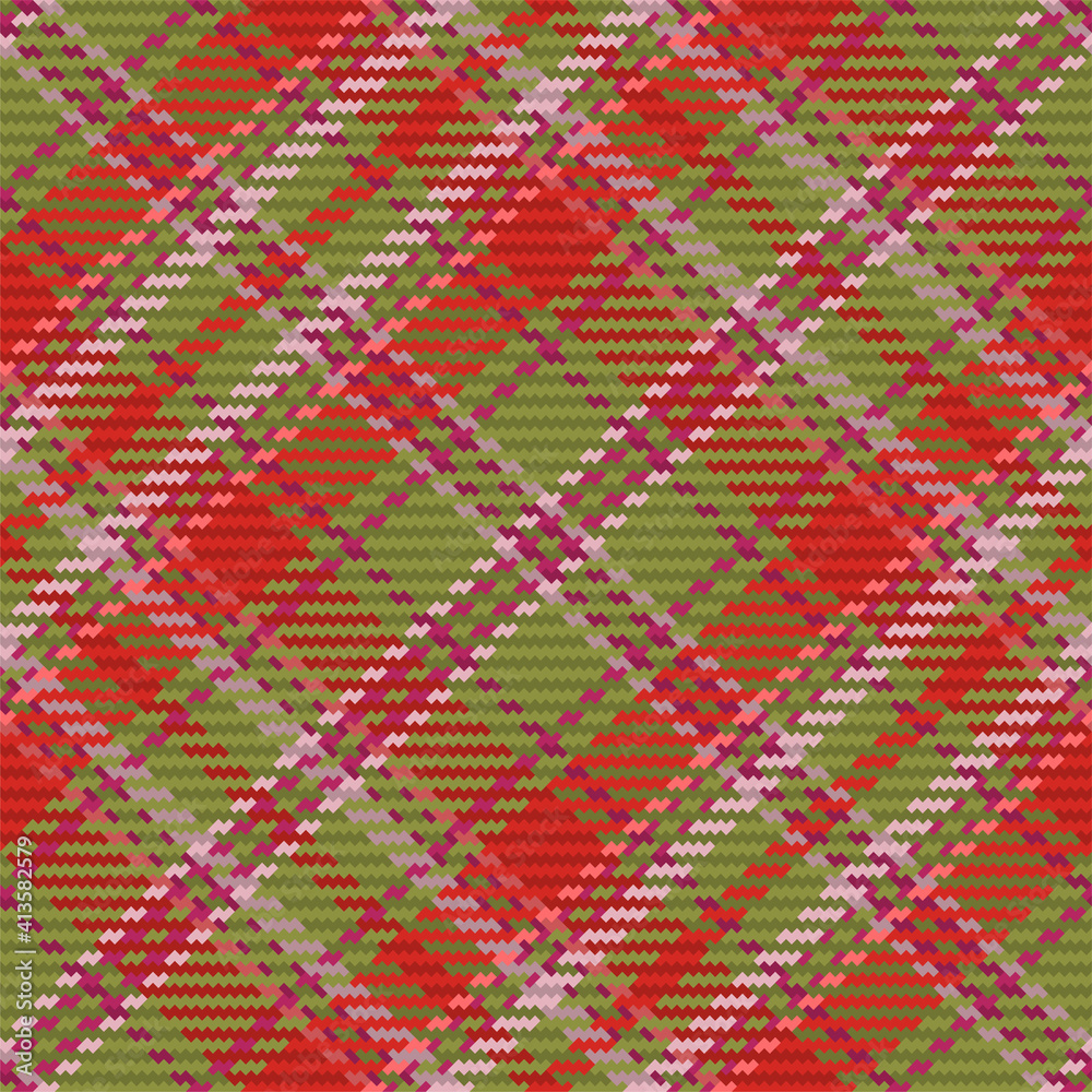 Seamless pattern of scottish tartan plaid. Repeatable background with check fabric texture. Vector backdrop striped textile print.