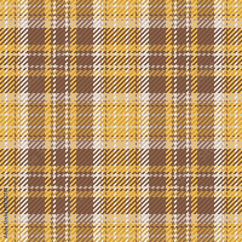 Seamless pattern of scottish tartan plaid. Repeatable background with check fabric texture. Vector backdrop striped textile print.