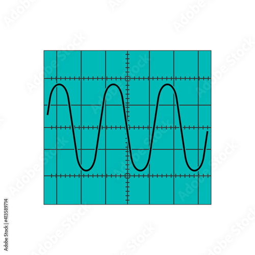 Collection of sound wave template illustration