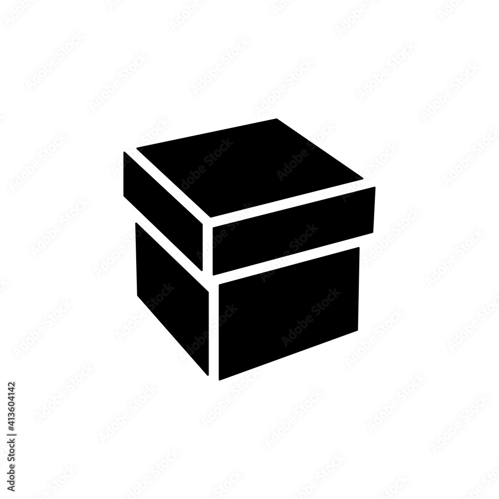 Box icon design vector template Box icon design vector template