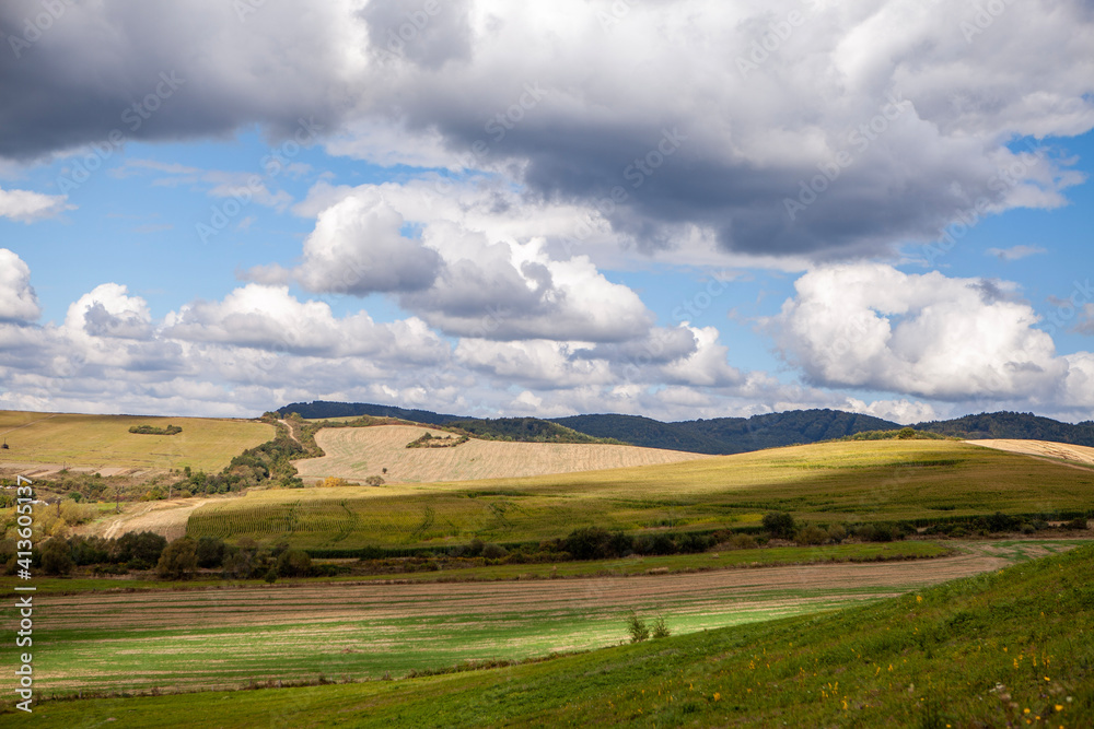 landscape with clouds