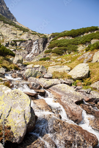 river in the mountains