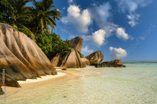 seychelles anse source d`Argent on la digue island