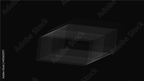 Abstract shape - Background 4k Desktop - black and blur