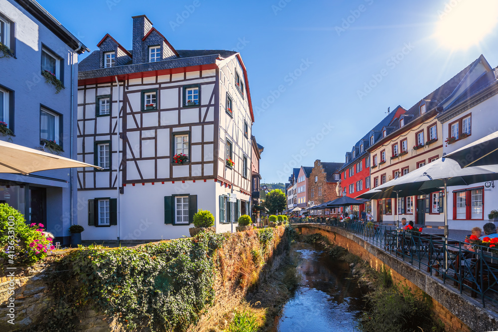 Altstadt, Bad Muenstereifel, Eifel, Deutschland 