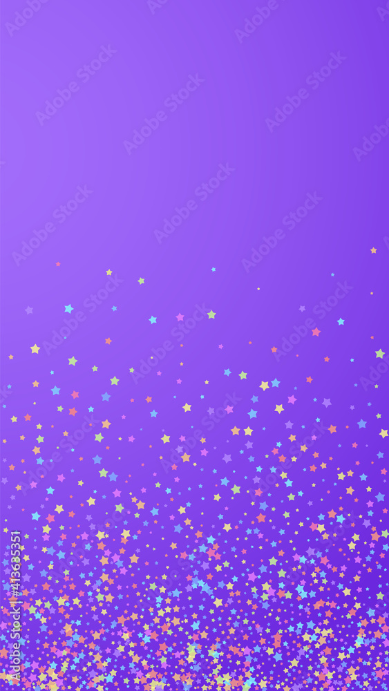 Festive shapely confetti. Celebration stars. Color Festive shapely confetti. Celebration stars. Color