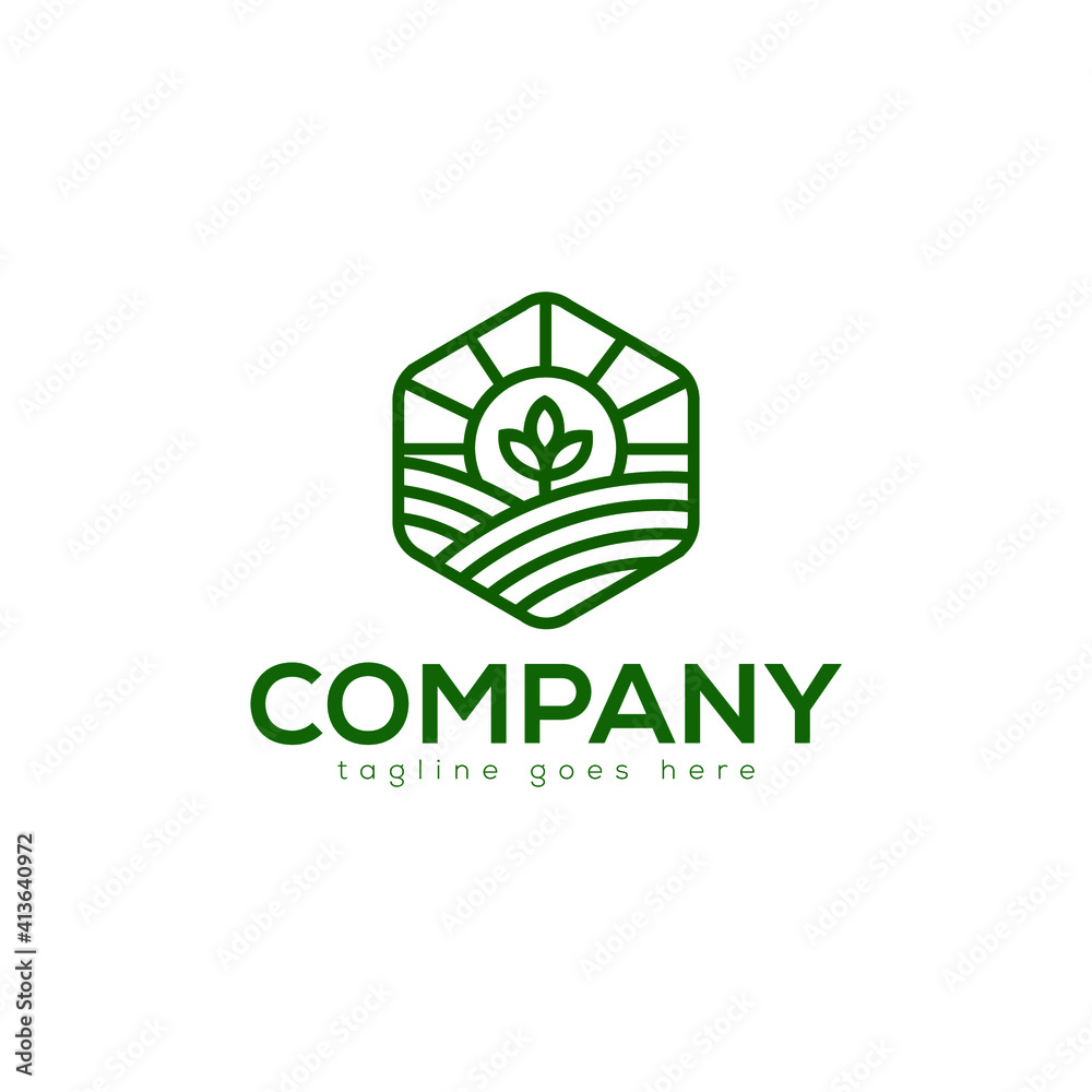 Farmer, Agriculture, Wheat Logo Concept Design Farmer, Agriculture, Wheat Logo Concept Design