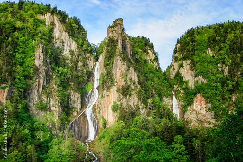 層雲峡　銀河の滝・流星の滝