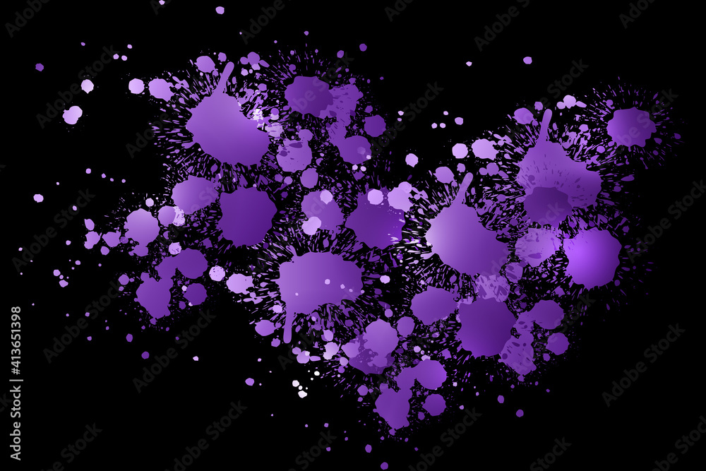 Background paint splashes gradient Color transition Background paint splashes gradient Color transition
