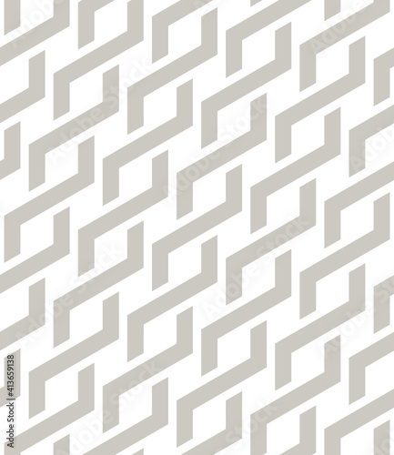 Vector seamless pattern. Geometric monochrome texture. Repeating diagonal subtle print. Can be used as swatch for illustrator. 