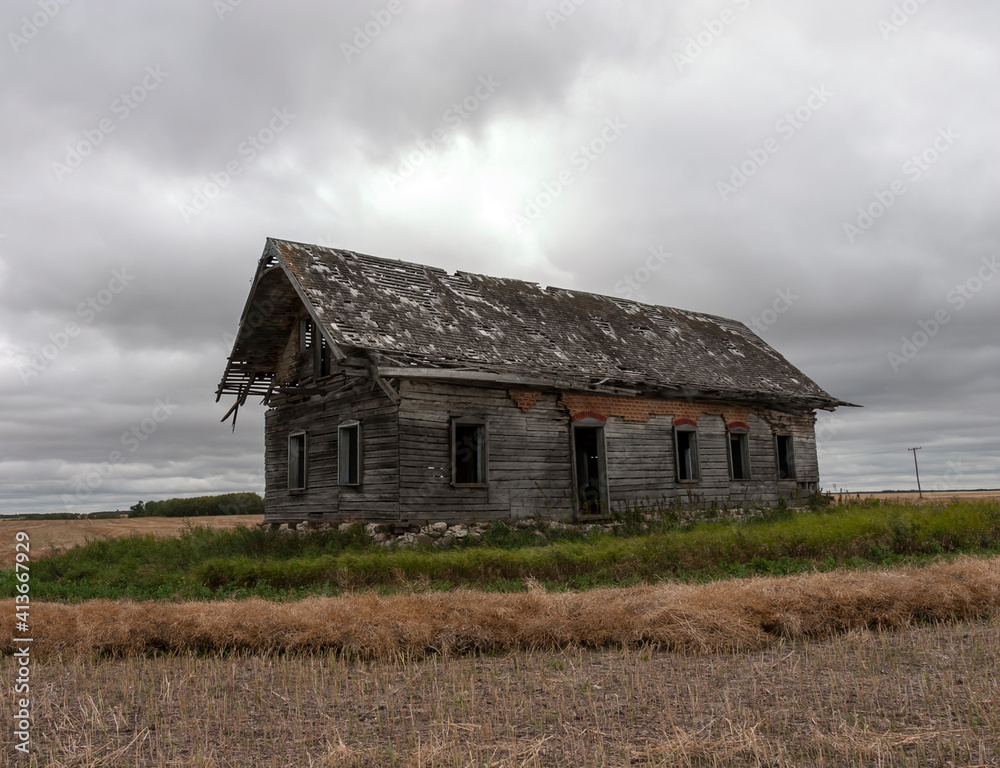 This spooky-looking structure was in fact a Doukhobor prayerhouse, build in the early 20th century. This spooky-looking structure was in fact a Doukhobor prayerhouse, build in the early 20th century.