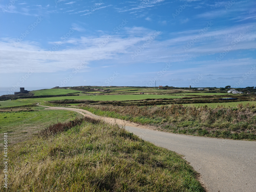 Obraz premium Guernsey Channel Islands, Pleinmont Point