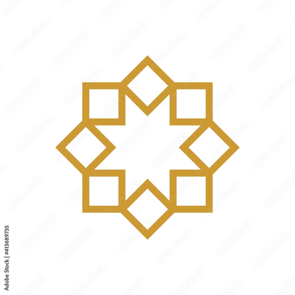 Islamic Ornament - Vector Flat Design Illustration : Suitable for Islamic Theme and Other Graphic Related Assets. Islamic Ornament - Vector Flat Design Illustration : Suitable for Islamic Theme and Other Graphic Related Assets.