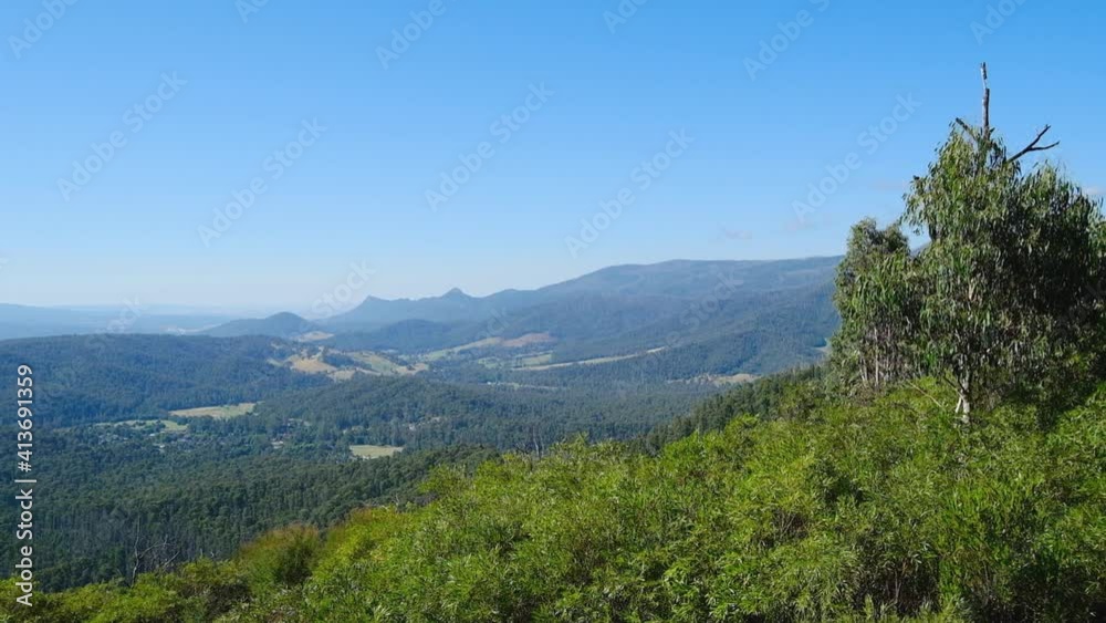 A Static video of the view of Marysville and surrounding hills shot from the Keppel lookout on a sunny summers day. A Static video of the view of Marysville and surrounding hills shot from the Keppel lookout on a sunny summers day.
