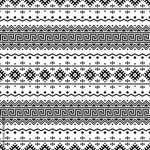 Seamless ethnic pattern texture background