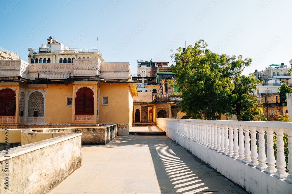 Bagore Ki Haveli, old traditional house in Udaipur, India