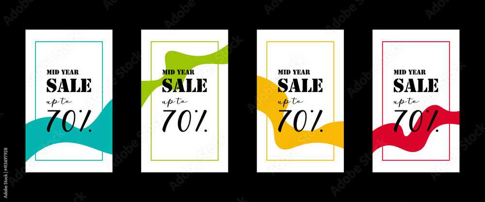 Set of Sale banner. Sale quality tags and labels. Template banner shopping badges. Special offer, sale, discount, shop Vector illustration.