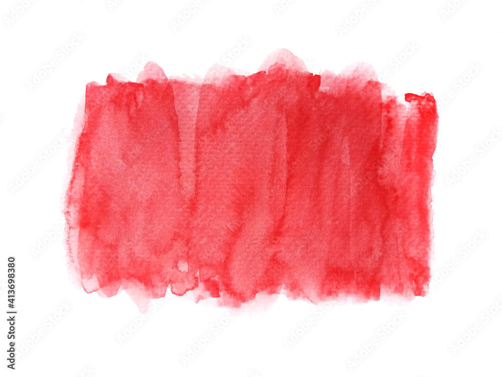 red paint brush