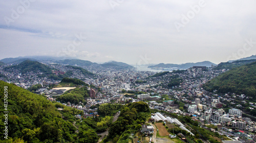Panoramic view of Nagasaki City taken from aerial photography_16 © Masahiro Iwamatsu