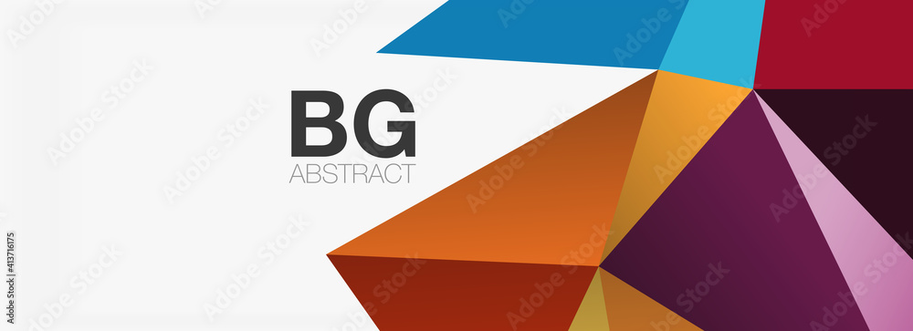 3d mosaic abstract backgrounds, low poly shape geometric design 3d mosaic abstract backgrounds, low poly shape geometric design
