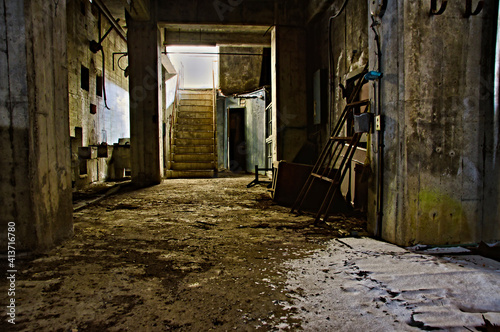 炭鉱施設　第一立坑櫓