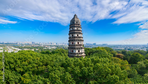 “Huqiu Tower”, the second leaning tower in the world, List of national parks of China Tiger Hill, Suzhou, Jiangsu Province, China