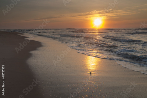 dramatic summer Assateague beach photo in Maryland