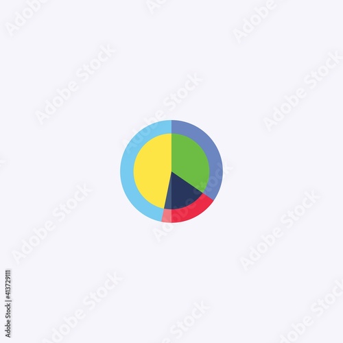 colored flat chart icon. infographic modern vector illustration. Pixel Perfect Free Download colored flat chart icon. infographic modern vector illustration. Pixel Perfect - GFXLoad