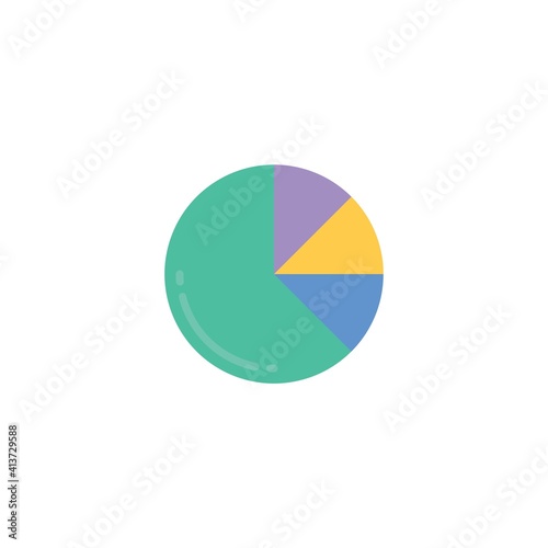 colored flat chart icon. infographic modern vector illustration. Pixel Perfect Free Download colored flat chart icon. infographic modern vector illustration. Pixel Perfect - GFXLoad