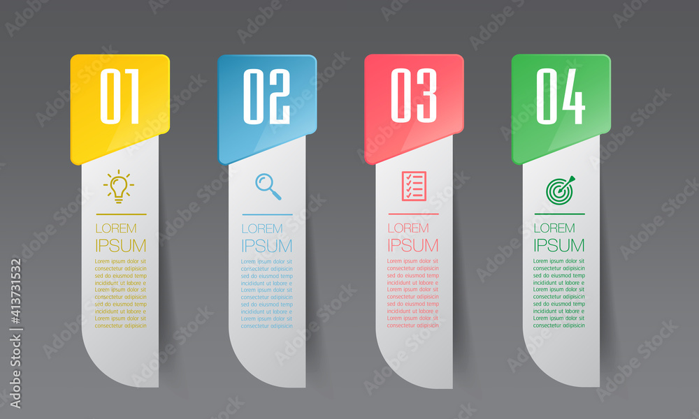 modern text box template, banner Infographics modern text box template, banner Infographics