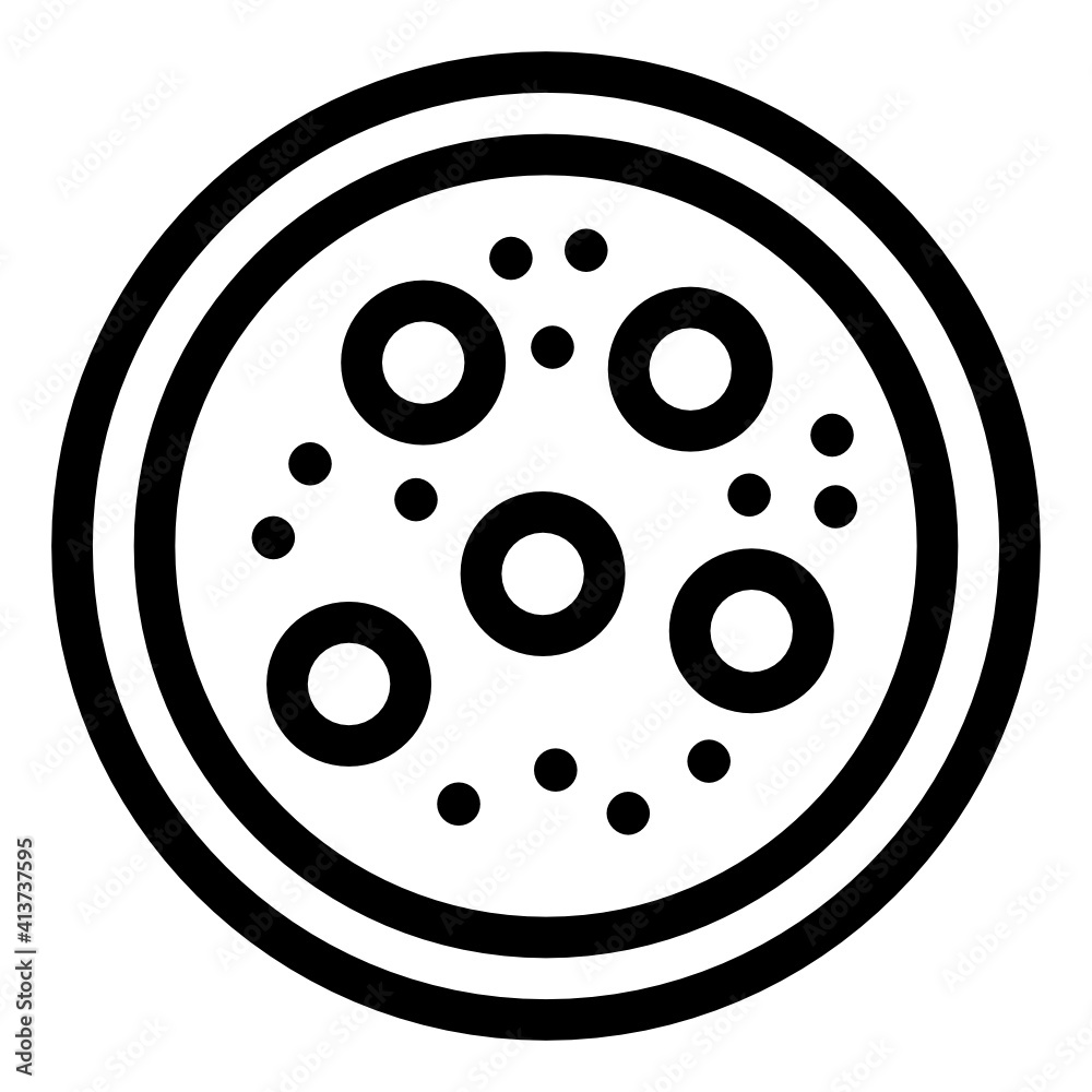 Trendy icon of petri dish, linear vector
Trendy icon of petri dish, linear vector