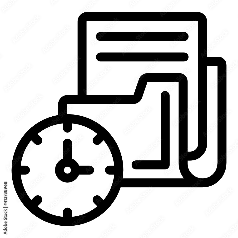 Folder backup in linear style icon, editable vector
Folder backup in linear style icon, editable vector