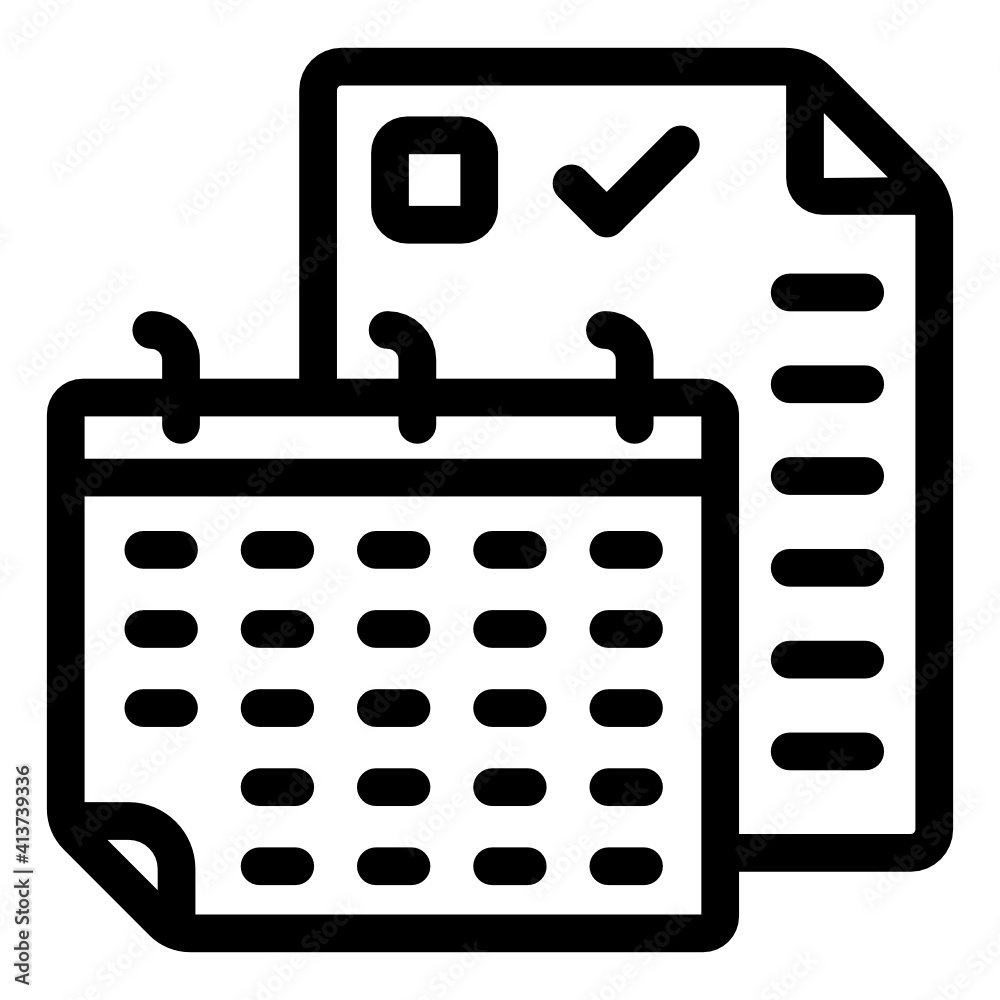 Calendar linear style icon, editable vector
Calendar linear style icon, editable vector