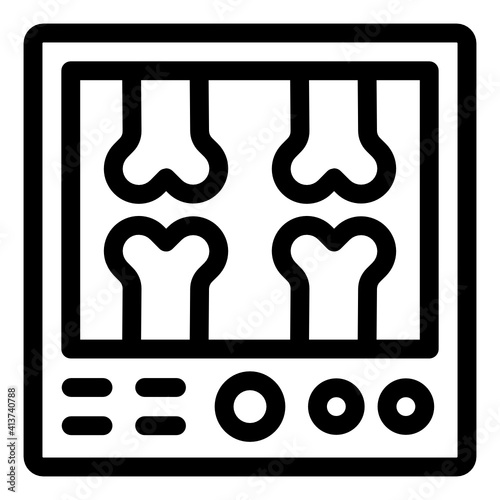 
Modern design icon of x ray, editable vector 
